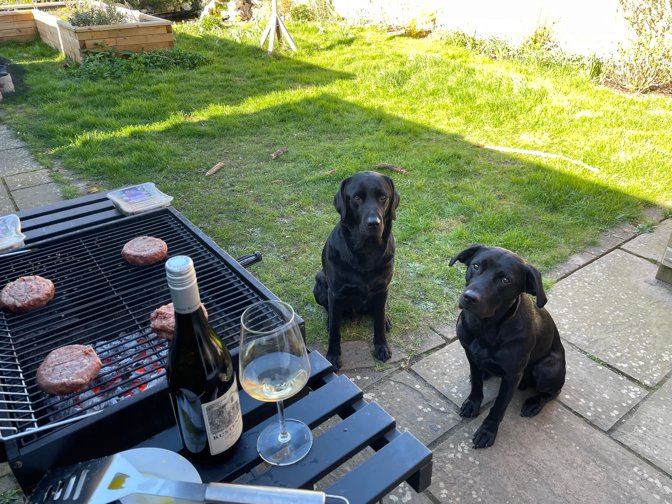 Barbecue weather in March!